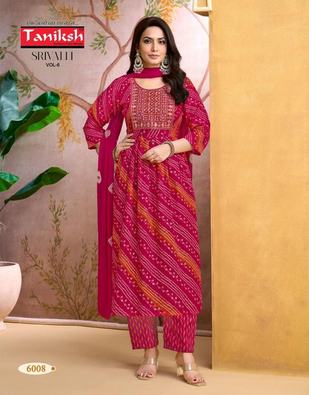 Taniksh srivalli vol 6 kurtis wholesale online